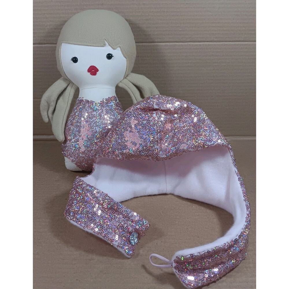 Handmade Plush Doll, Inspired by singer Taylor Swift W/ a Sequin Pink Oufit - Picture 7 of 7